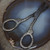 Vintage J.A. Henckels Sewing Scissors Embossed Webster Sterling Silver Handles