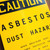 Caution Asbestos Dust Hazard Wear Respirators Factory Reclamation Warning Sign