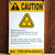 Vintage Retired Caution No Trespassing Radio Frequency Danger Warning FCC Sign