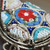 Antique Teardrop Shaped Italian Micromoscaic Necklace Pendant w/ Dangles