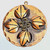 Vintage Signed Mid-Century Rebajes Copper Necklace Pendant w/ Four Leaves