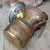Antique Auto-Lite Brass Coal Miners Carbide Lamp Light Flat Helmet Mount Lantern Antique Auto-Lite Brass Coal Miners Carbide Lamp Light Flat Helmet Mount Lantern