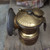 Antique Auto-Lite Brass Coal Miners Carbide Lamp Light Flat Helmet Mount Lantern Antique Auto-Lite Brass Coal Miners Carbide Lamp Light Flat Helmet Mount Lantern
