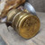 Antique Auto-Lite Brass Coal Miners Carbide Lamp Light Flat Helmet Mount Lantern Antique Auto-Lite Brass Coal Miners Carbide Lamp Light Flat Helmet Mount Lantern