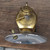 Vintage Justrite Streamlined Brass Coal Miner's Carbide Light Lamp Lantern Shiny