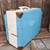 1980's Retro Roller Skate Case Box Hand-Painted Quiet Riot AC/DC Album Cover Art