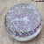 Antique Earle R. Forrest Frit Glass Paperweight Floral Name Plaque Inside Author