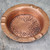 Antique Handmade Roycroft Hammered Copper Arts & Crafts Ashtray Signed Ash Tray