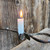 Rough Old Sticking Tommy Steel Coal Mining Candle Holder Mining Light Lamp