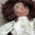 Vintage Black Americana Raggedy Ann Style Cloth Rag Doll Baby African American