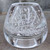 Vintage Art Glass Paperweight w/ Controlled Bubbles Candle Holder Vase Inkwell
