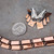 Mid-Century Vintage Renoir Copper Square Link Necklace & Clip-On Earrings Set