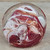 Vintage Ace Exterminators Advertising Handmade Art Glass Paperweight Swirled