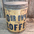 Our Own Brand Coffee Corry Milling Supply Co. Advertising Tin Can Swastikas PA