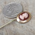Antique Gold Plated Stick Pin w/ Cameo of Lady w/ Mohawk or Soldier or Something