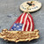 Antique Salamanca Steamer New York Firefighting Themed Souvenir Pin Ribbon Medal