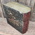 Antique Herold Smoked Sardines Advertising Book Shaped Tin Box Valvatne Norway