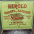 Antique Herold Smoked Sardines Advertising Book Shaped Tin Box Valvatne Norway