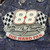 1997 Dale Jarrett NASCAR Racing Race Car Driver Die Hard Fan Belt Buckle Pewter