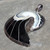 Vintage Sterling Silver and Nautilus Shell Natural Spiral Necklace Pendant