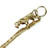 Vintage Sterling Silver Coke Spoon with Figural Tiger Cat Handle Marked .925