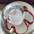 Vintage Signed Adam Jablonski Art Glass Paperweight Controlled Bubble Red Ribbon