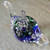 1999 Vintage Signed Joe Rice Teapot Shaped Art Glass Paperweight Ring Holder
