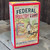 Vintage NOS Federal Poultry Food Tonic Chicken Feed Sealed Box Farm Advertising