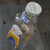 Vintage Galaxy Home Syrup Figural Interplanetary Commander Glass Bank Bottle