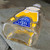Vintage Galaxy Home Syrup Figural Interplanetary Commander Glass Bank Bottle