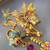 Vintage Kirks Folly Enameled Gold Tone Garden Angel Cherub Brooch Dragonfly Pin