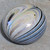 Beautiful Unsigned Vintage Handblown Art Glass Paperweight Iridescent Pulled