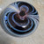 Beautiful Unsigned Vintage Handblown Art Glass Paperweight Iridescent Pulled