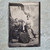 Antique Tintype Photograph Three Women Niagara Falls Waterfall Backdrop Photo