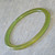 Antique Swirled Marbled Green Bakelite Catalin Translucent Bangle Thin Bracelet