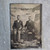 Antique Tintype Photograph Men on Rocks Niagara Falls Waterfall Backdrop Photo
