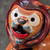 Modern Toy Made in Japan Tin Litho Wind-Up Mechanical Bubble Blowing Lion Toy