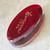 1906 Antique Geneva, New York Souvenir Ruby Flash Glass Paperweight