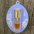 Bourjois On the Wind NOS Vintage Miniature Perfume Bottle Christmas Ornament