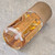 Vintage Lentheric Tweed Gilt Glass Perfume Bottle Spray Scent Mostly Full