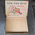 Sen-Sen Chewing Gum Antique Book Shaped Assorted Flavor Heavy Cardboard Box