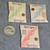 Lot of 3 Antique NOS Sen-Sen Confections Full Envelopes Candy Packs Early 1900's