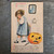 1927 Antique Ellen Clapsaddle Halloween Postcard Girl Jack-O-Lantern Drop Comb