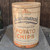 Shabby Vintage Kuehmann's Potato Chips Advertising Tin Can Canister Toledo, Ohio