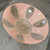 Vintage 1930's Art Deco Glass Ceiling Light Fixture Cover Shade Pink Frosted