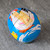 Vintage NOS Haji Tin Litho Easter Egg w/ Wind-Up Baby Chicken Toy Inside Chick Vintage NOS Haji Tin Litho Easter Egg w/ Wind-Up Baby Chicken Toy Inside Chick