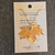 Goldsmith Real Maple Leaf 24k Gold Plated Necklace Pendant & Chain Vintage NOS