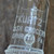 Old EAPG Etched Kurtz Cash Grocery Store Glass Advertising Pitcher Ephrata PA