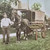 Antique Tinted Boarded Photo Man Horse Buggy Rupert Dean Coraopolis PA Grocery