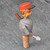 Vintage Anri Carved Mechanical Wooden Wine Bottle Stopper Man in Hat with Sign